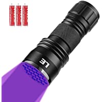 LE Linterna UV Alta Potencia 21 LED- Linterna Ultravioleta Portátil Linterna de Mano Detectar Manchas de Orina de…